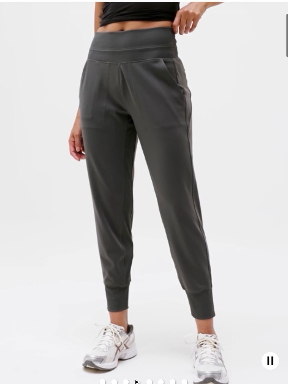Athleta Venice  High Rise Jogger Dark Gray